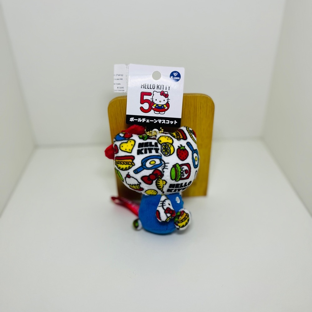 50th Anniversary Hello Kitty Blue and Red plush